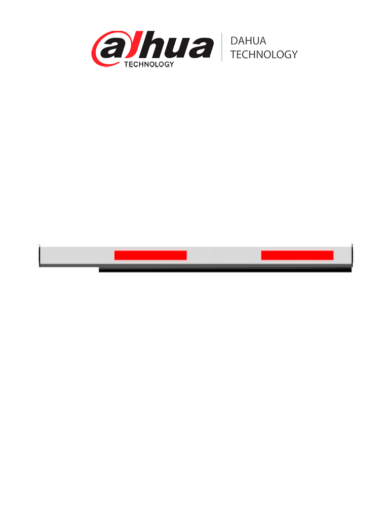 IPMECD-0322-LM40 DAHUA IPMECD-0322-LM40 Brazo Izquierdo recto de 4 metros (13.12 pies) para Barrera Vehicular