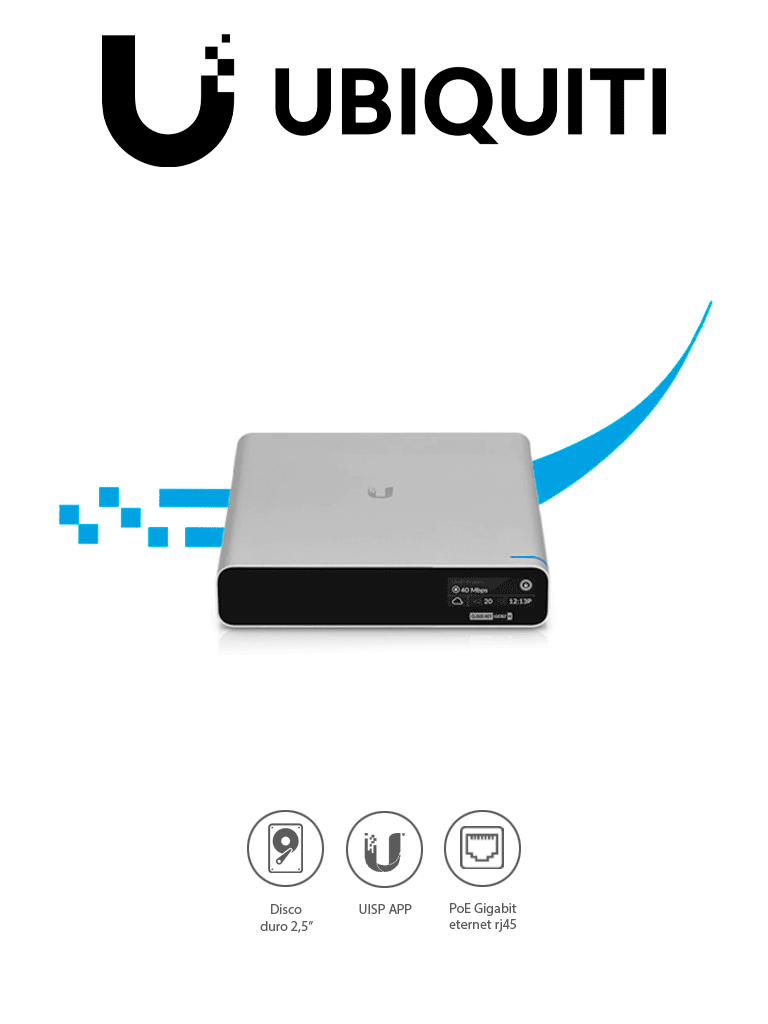 UBIQUITI Unifi Os Console Cloud Key Gen2 Plus Con Aplicaciones Unifi
