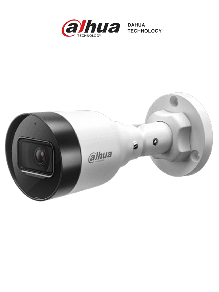 DAHUA DH-IPC-HFW1431S1-A-S6 - Cmara IP Bullet de 4 Megapxeles lente de 2.8 mm con ngulo de visin de 104 grados, IR de 30 m, compresin H.265+, micrfono integrado, PoE, WDR real y clasificacin IP67, ideal para monitoreo exterior. #MCI1Q125