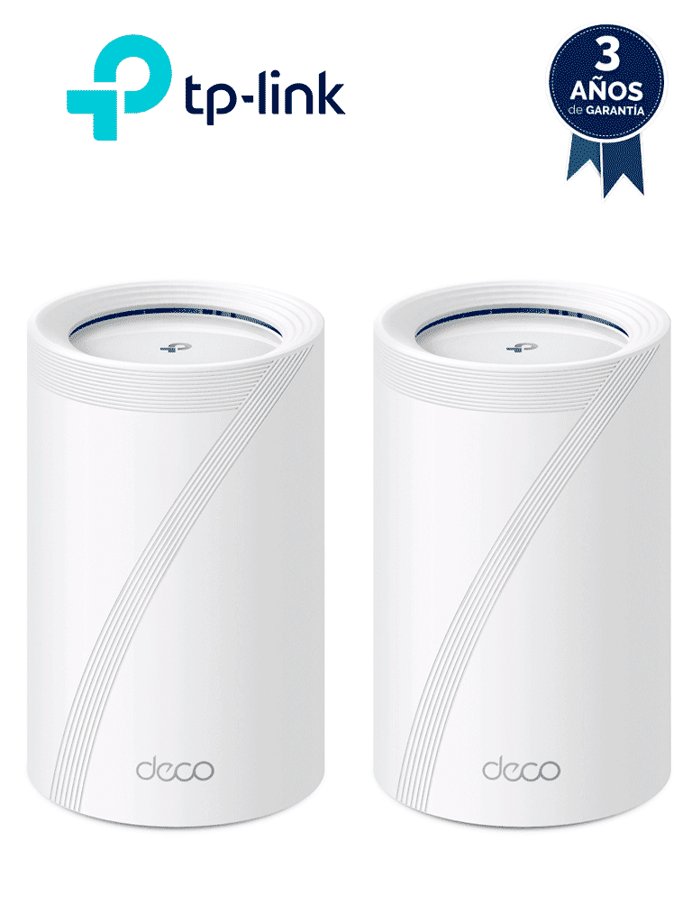 TP LINK DECO BE65 2 Pack Sistema Mesh WiFi 7 Wi Fi 7 De Triple 