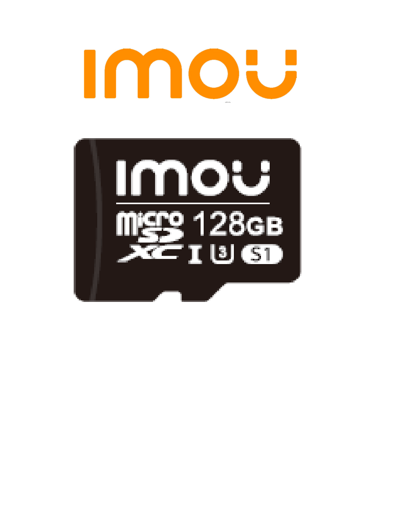 IMOU ST2-128-S1 - Memoria MicroSD de 128 Gb/ UHS-1 Clase 10 U3 V30/ 3D TLC NAND flash/ Velocidad de Lectura 95MB/s/ Ideal Para Cámaras de Seguridad. - Código: ST2-128-S1 | Compra en Guadalajara