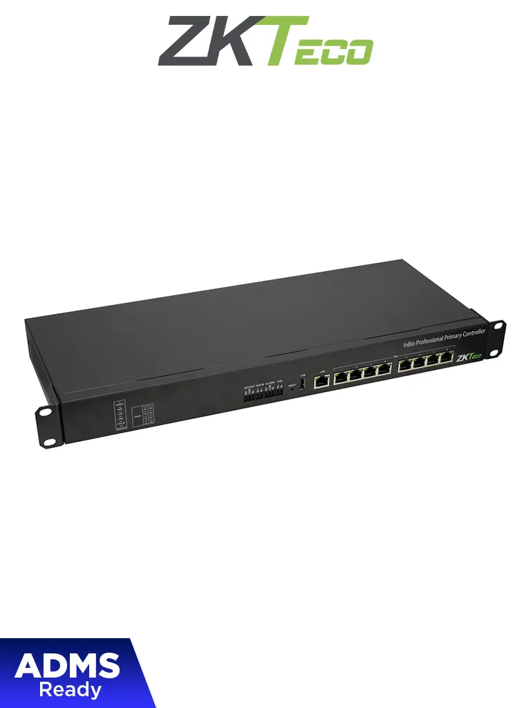 ZKTECO INBIOPC800 - Control de acceso profesional PoE hasta 8 puertas / 4000 huellas / 40000 tarjetas RFID / 200000 eventos NEWZK1 - Zkteco