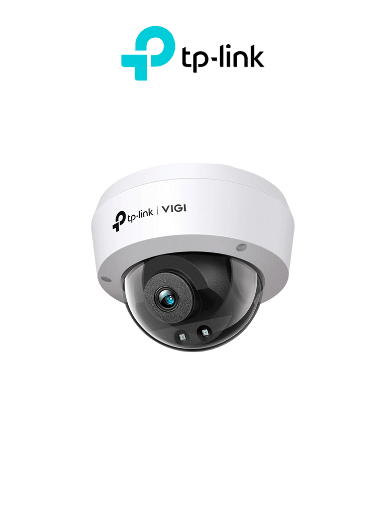 VIGI C240I(2.8mm) VIGI C240I(2.8mm) Cámara IP domo de 4MP, PoE/12V CC, lente fija de 2,8 mm, IK10, IP67 CARACTERÍSTICA: Detección inteligente (Clasificación de personas y vehículos) (Detección de movimiento) #VIGI