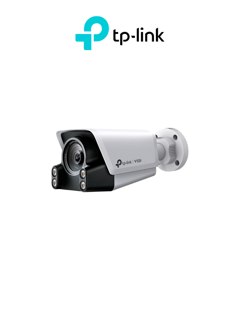 VIGI C340S(4mm) VIGI C340S(4mm) - Cámara IP tipo bala para exteriores de 4 MP (reconocimiento rostros), IP67, Web, PoE/DC 12 V, WDR de 120 dB, micrófono/altavoz integrado, ranura micro-SD, Full Color. #VIGI