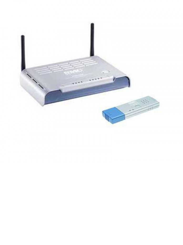 SMC SMCWBR14SN2BUNDLE- Wireless Router + Tarjeta USB Draft 11N 30