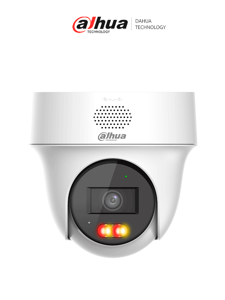 DAHUA IPC-PT1239H-PV-0280B - Cámara PT IP domo de 2 Megapixeles / Lente de 2.8 mm/ 30 Metros de Iluminación Dual Inteligente/ Audio dos vías/ Detección de humanos y vehículos/ Protección Perimetral/ Disuasión activa/ PoE/ IP66/ - Código: DH-IPC-PT1239H-PV | Compra en Guadalajara