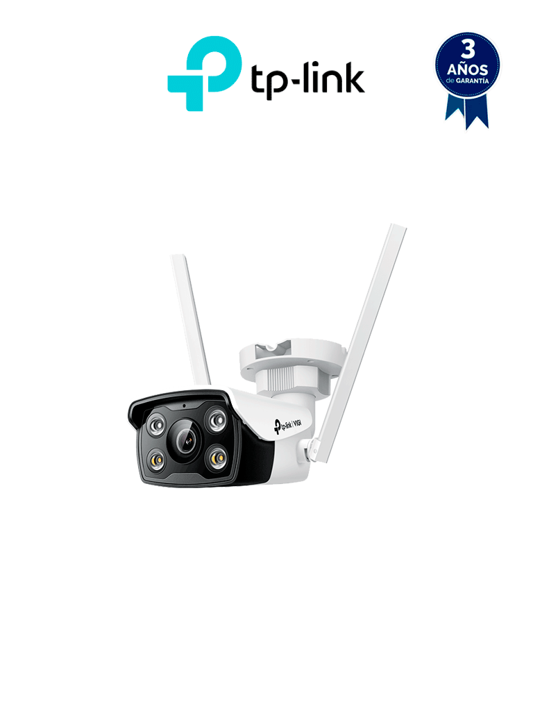 TP-LINK  C340-W(4mm) -Cámara IP tipo bala Wi-Fi full color para exteriores de 4 