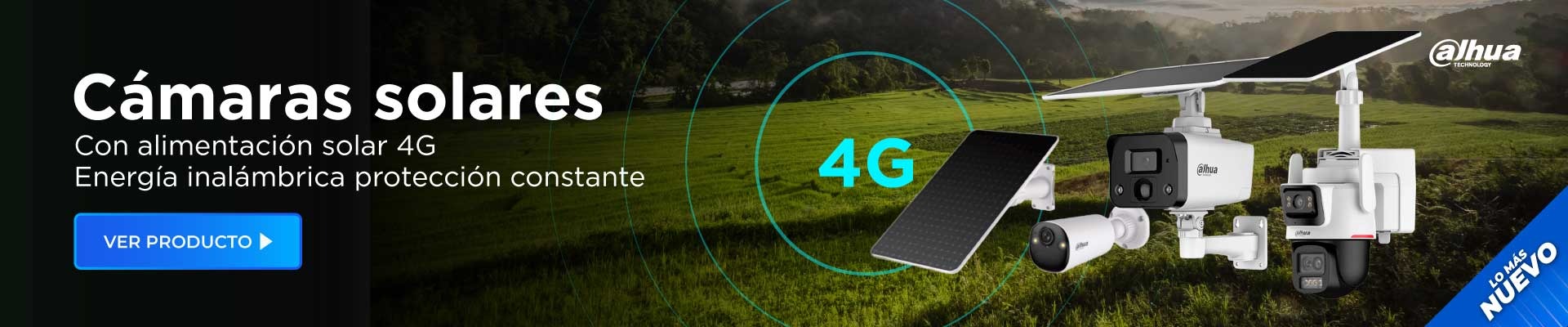 Cámaras solares con alimentación solar 4G