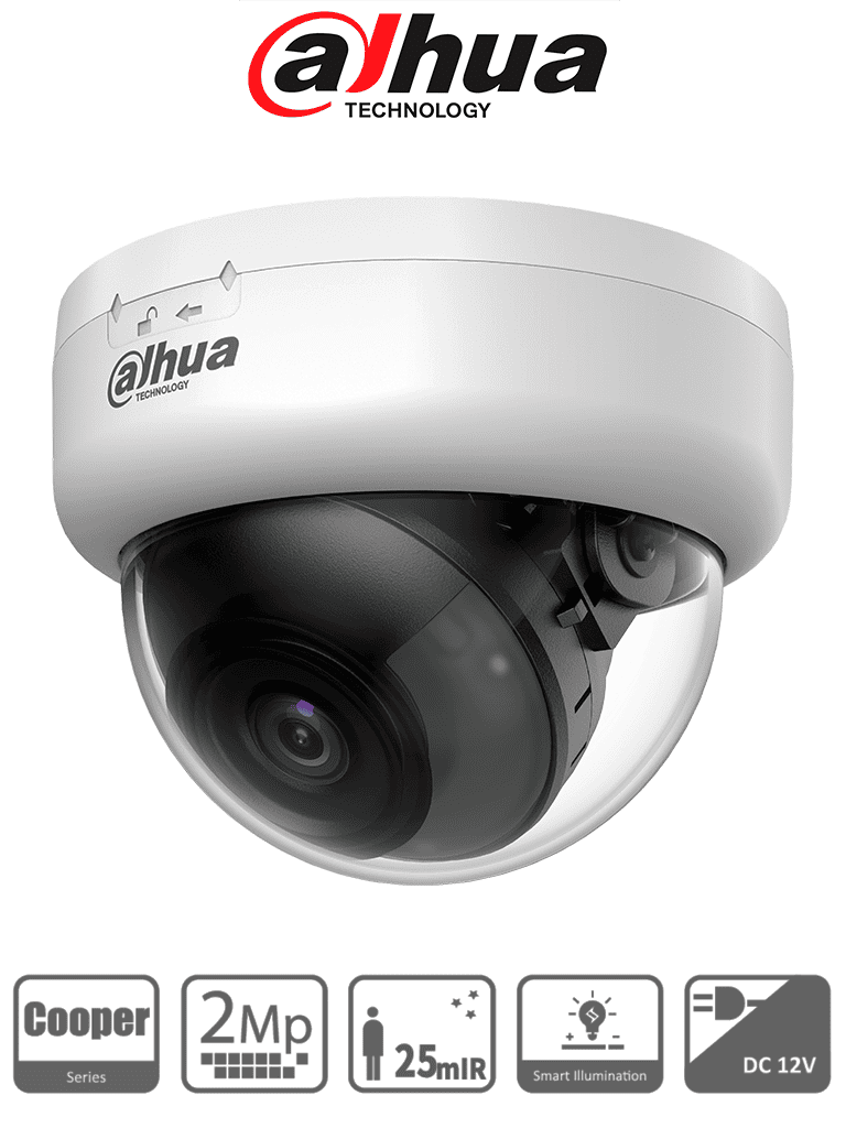 DAHUA DH-HAC-D1A21N-U - Cámara Domo HDCVI 1080P/ Lente de 2.