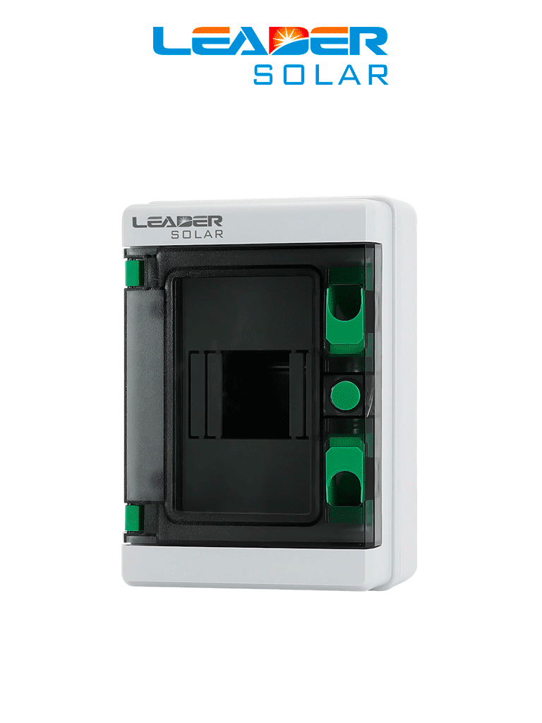 LEADER HA-4P - Caja de Distribución de 4 espacios IP65 / Uso Exterior protección UV / Ideal para Sistemas Eléctricos y Fotovoltaicos / Instalación fle...