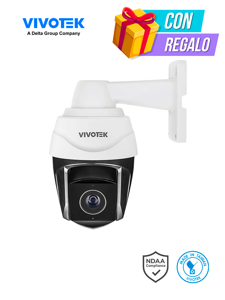 VIVOTEK SD9384-EHL - Cámara IP PTZ Exterior 5 MP con Zoom Óptico 30x, Smart IR 2