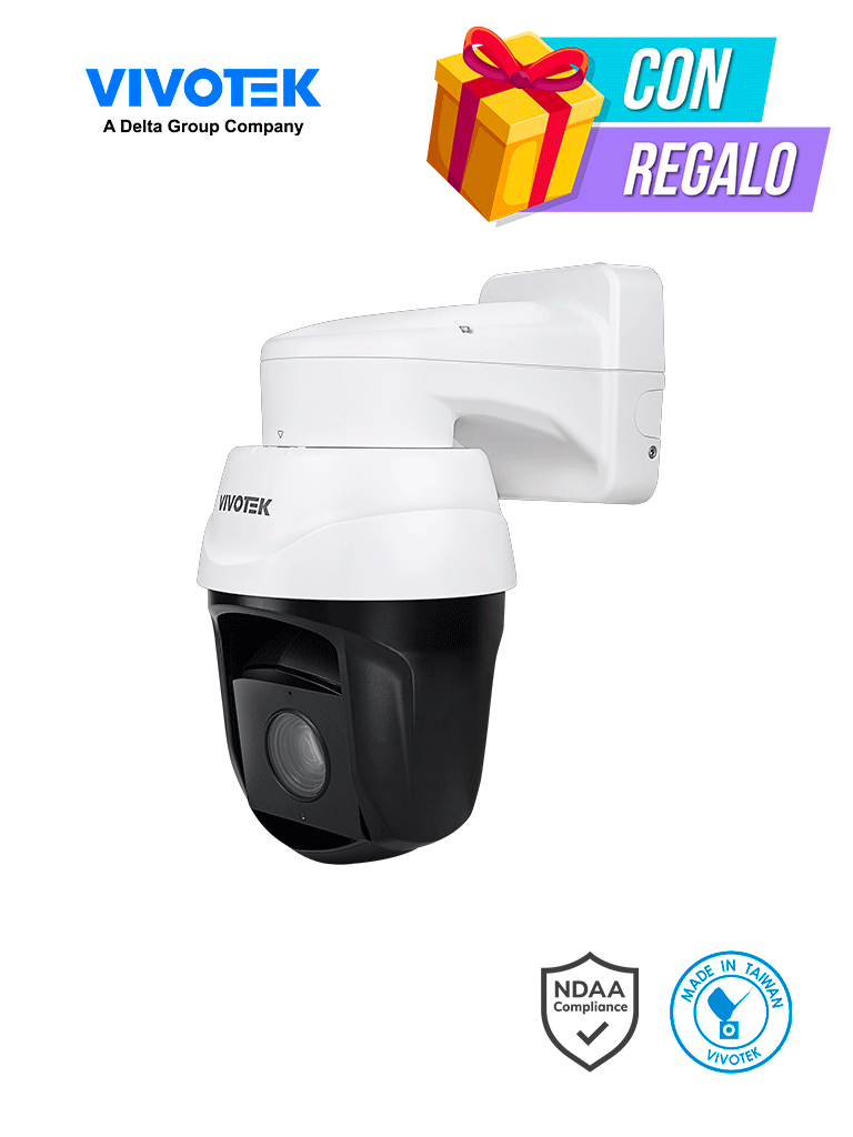VIVOTEK SD9394-EHL - Cámara IP PTZ Exterior 8 MP, 32x Zoom Óptico, Smart IR 250m