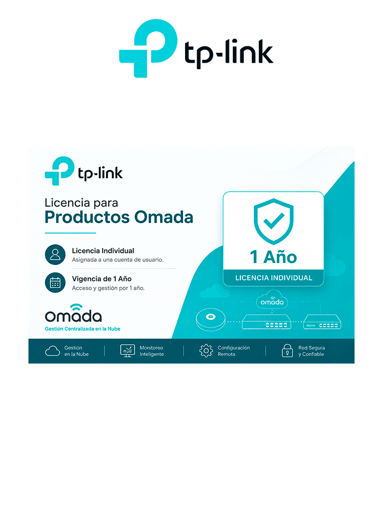 TP-LINK 9203500069 - Licencia para Productos Omada/ Licencia Individual/ Vigenci
