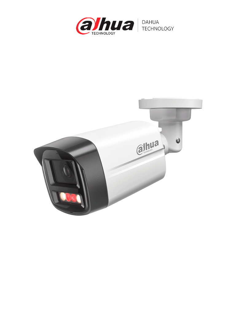 DAHUA DH-IPC-HFW1439TL1-A-IL -Cámara IP Bullet de 4 Megapíxeles/Iluminador Dual/ Lente de 2.8mm/ 94 Grados de Apertura/ 1detección humana/ H.265/WDR/ IP67/ - Código: DH-IPC-HFW1439TL1-A-IL | Compra en Guadalajara