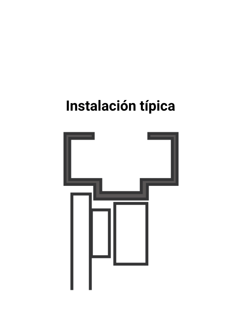 Soporte en "Z" y en "L" para cerraduras electromagnéticas de la serie 600 lb/ 280 kg (interior) — SECO-LARM — Accesorios de Puerta - vista 2