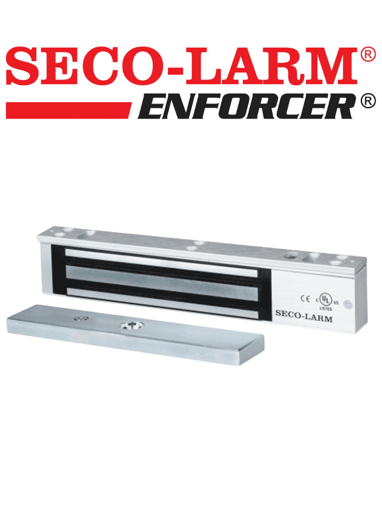 Seco-Larm E941SA600PQ - Cerradura de puerta electromagnética 280Kg/ 600 Lb  con 