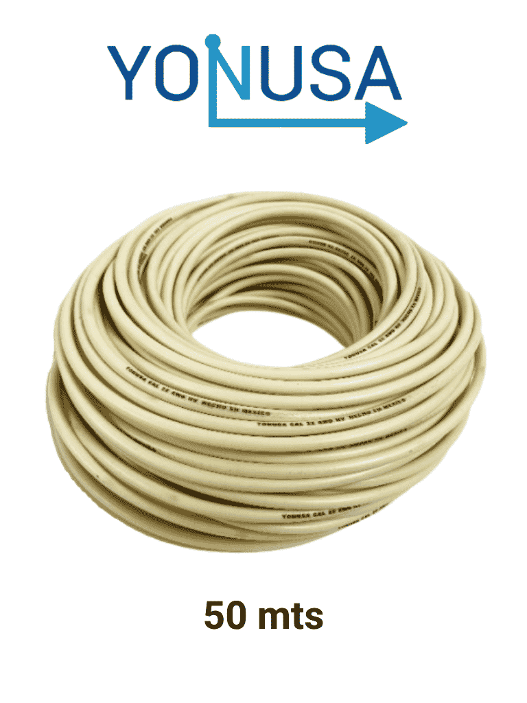 YONUSA CDA50 - Bobina de cable bujía con doble aislado de 50 mts para uso en cer