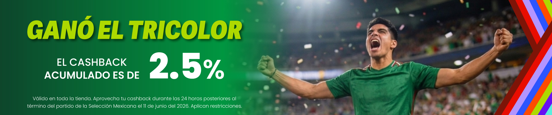 Cashback acumulado