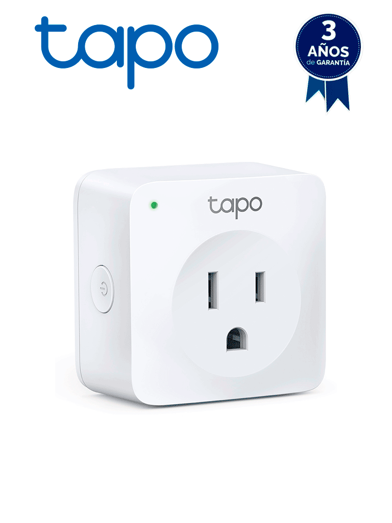 TP-LINK - Tapo P100(1-pack) - Mini enchufe Wi-Fi inteligente de ahorro energétic