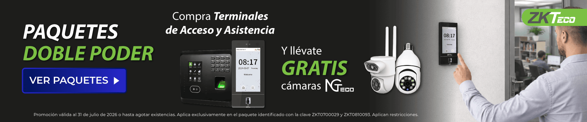 Paquetes ZKTECO