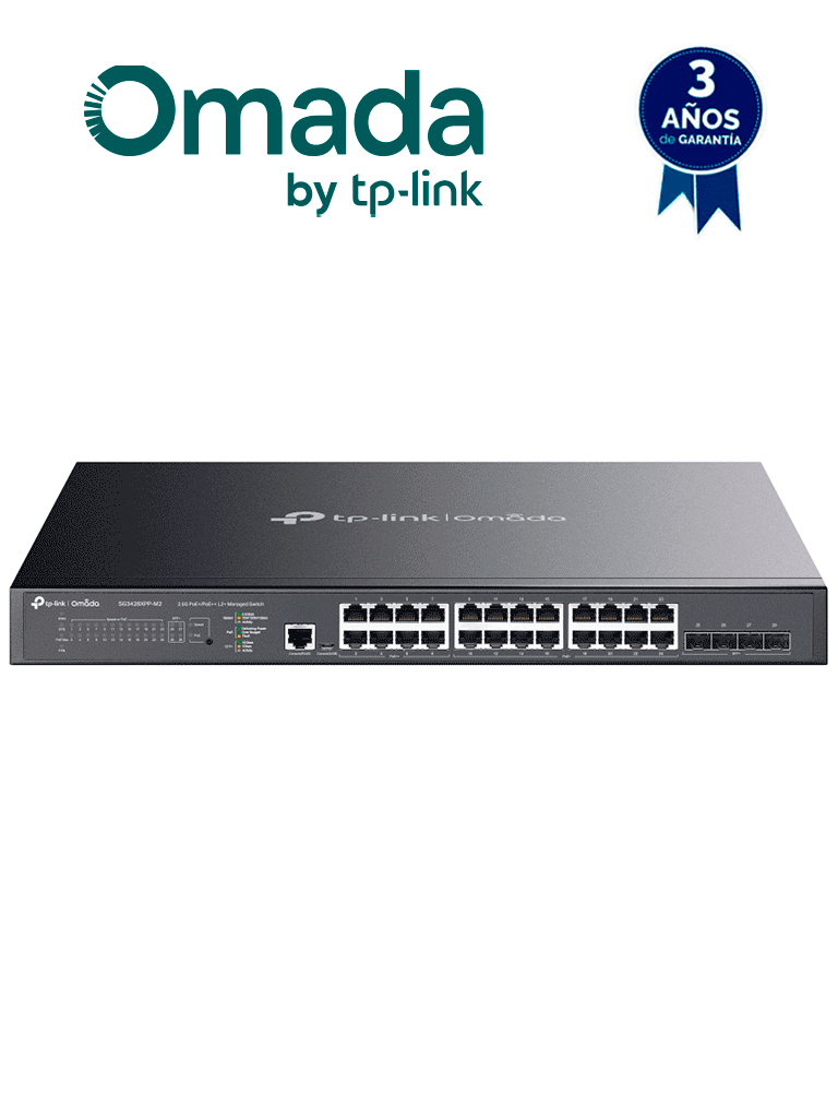 Switch PoE Omada 24 Puertos SFP+ TP-Link