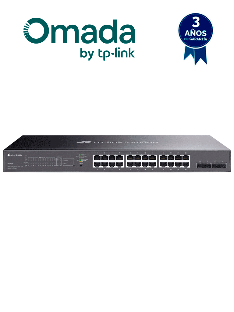 Switch PoE Omada 24 Puertos TP-Link