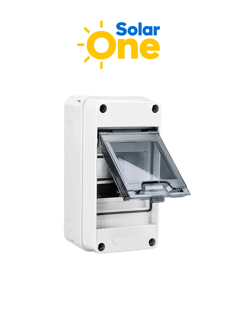 Centros de carga riel DIN Reforzado IP65 / 3 espacios / Uso Exterior protección UV / Ideal para Sistemas Eléctricos y Fotovoltaicos / Instalación flexible / Montaje riel din - Código: 9103 | Compra en Guadalajara
