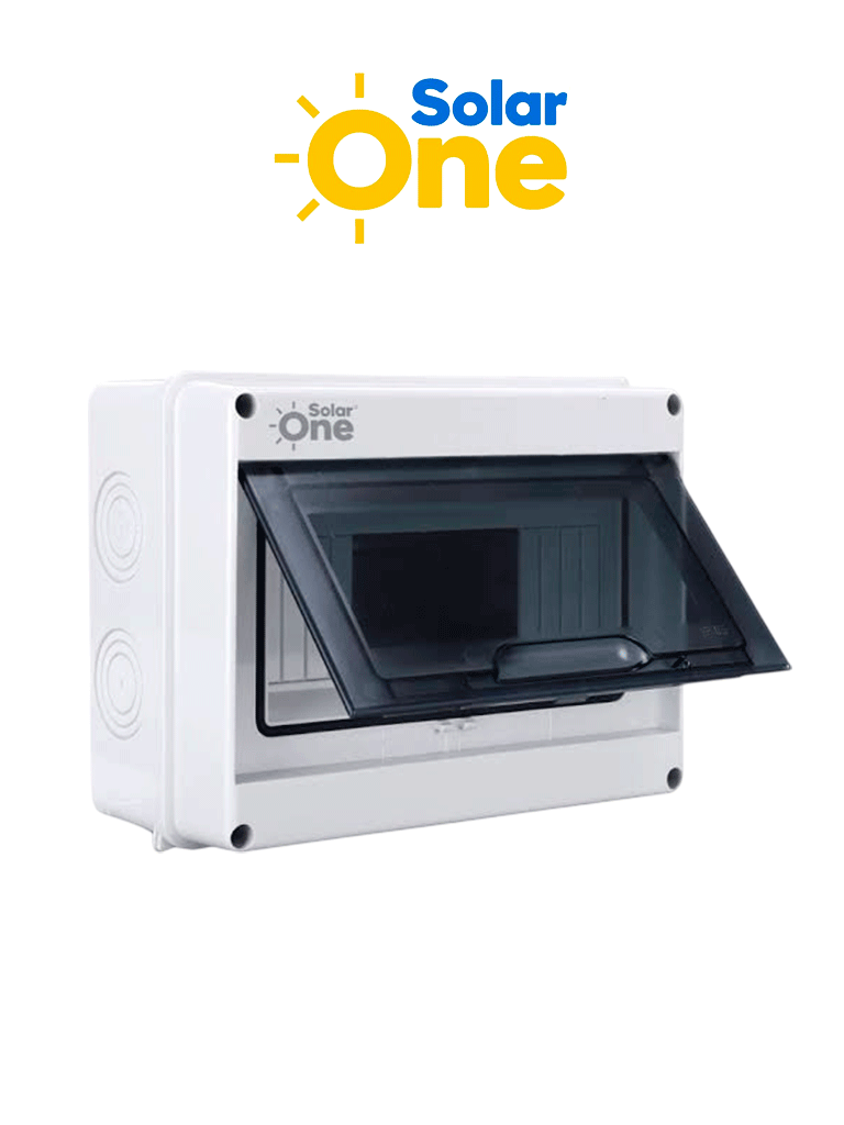 Centros de carga riel DIN Reforzado IP65 / 8 espacios / Uso Exterior protección UV / Ideal para Sistemas Eléctricos y Fotovoltaicos / Instalación flexible / Montaje riel din - Código: 9108 | Compra en Guadalajara