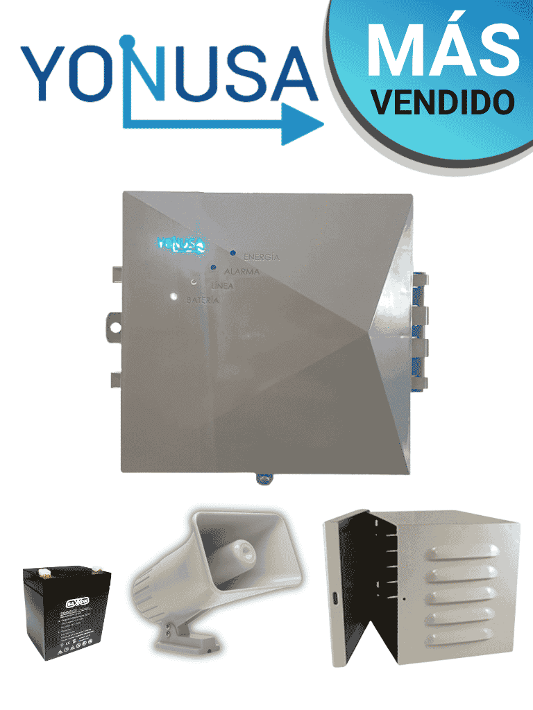 Paquete Energizador 12,000V con Batería Yonusa