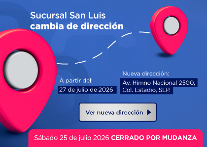 NUEVA UBICACIÓN SAN LUIS POTOSI