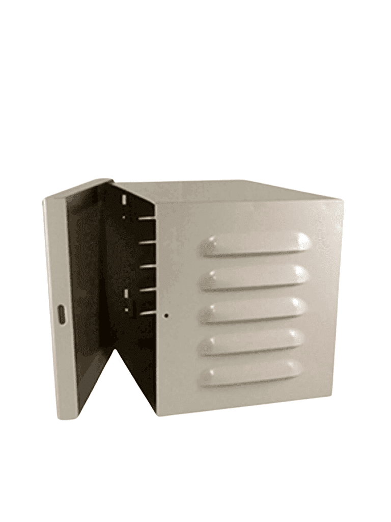 YONUSA PACK127AF -Paquete de energizador de alta frecuencia con interface/ Sirena y gabinete metálico/ Bobina de alambre 500 mts/ Bobina cable bujía/ batería y 5 letrero