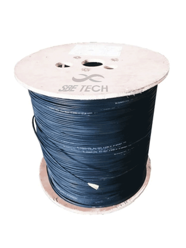 SBE TECH FODROPR1- Cable de fibra óptica DROP de 1 hilo/ interior y exterior/ dieléctrico /flexible y seco/ para instalaciones FTTx