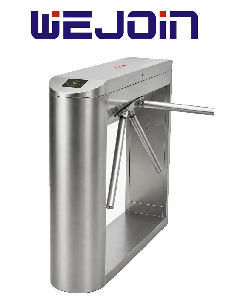 WEJOIN WJAT214 - Torniquete de Medio Cuerpo para Control de Acceso | Bidireccional | Uso Semi-Exterior | Compatible con RFID, Huella y QR |  6 Millones de Ciclos
