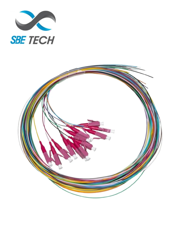 SBE TECH SBE PIGLC2M50M4 - Pigtail LC multimodo 50/125 µm, 2 metros, UPC, en paquete de 12