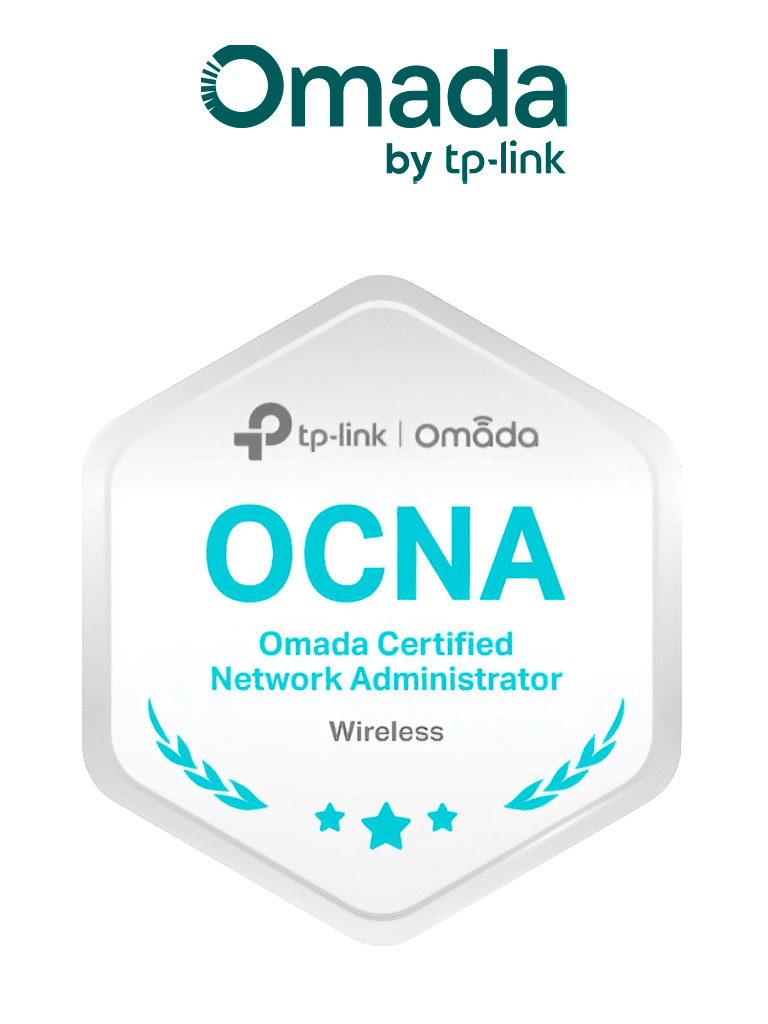 TP-LINK - OCNA (Omada Certified Network Administrador)  WIRELESS - Capacitación para la certificación de la solución Omada , Incluye Controlador, Puntos de Acceso, Switch y Router.