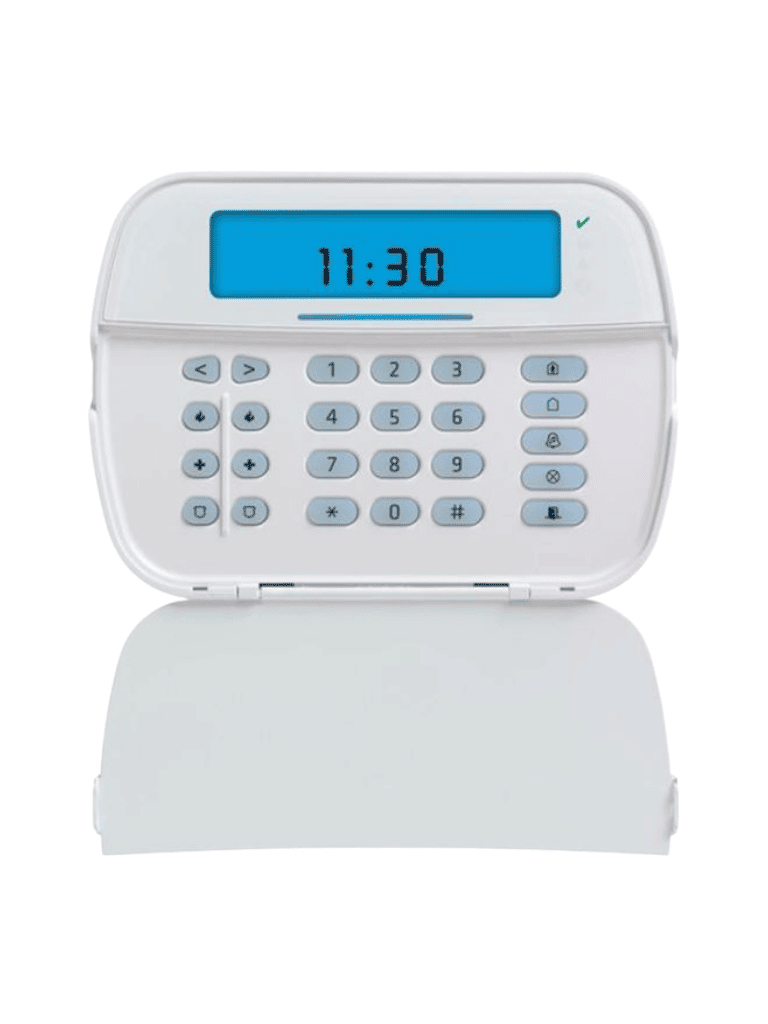 DSC HS2LCDN - Teclado Cableado LCD Alfanumérico de 32 caracteres admite 128 zonas compatible con NEO