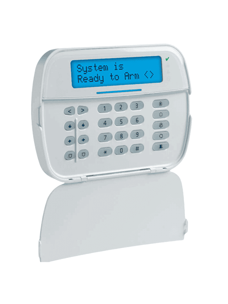 DSC HS2LCDRF9N - Teclado Cableado LCD Alfanumérico con Transceptor integrado de 32 caracteres admite 128 zonas compatible con NEO