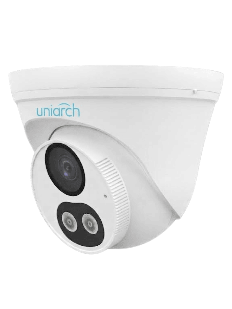 CÁMARA ANALÓGICA TURRET / 2MP / AHD/TVI/CVI/CVBS / LENTE 2.8mm F1.6 / MICRÓFONO-INTEGRADO / IR 40M / LUZ-BLANCA 40M / DUAL-LIGHT COLOR 24/7 / DWDR / IP67 / METALICA / 3-AXIS — UNIVIEW — Domo - vista 3