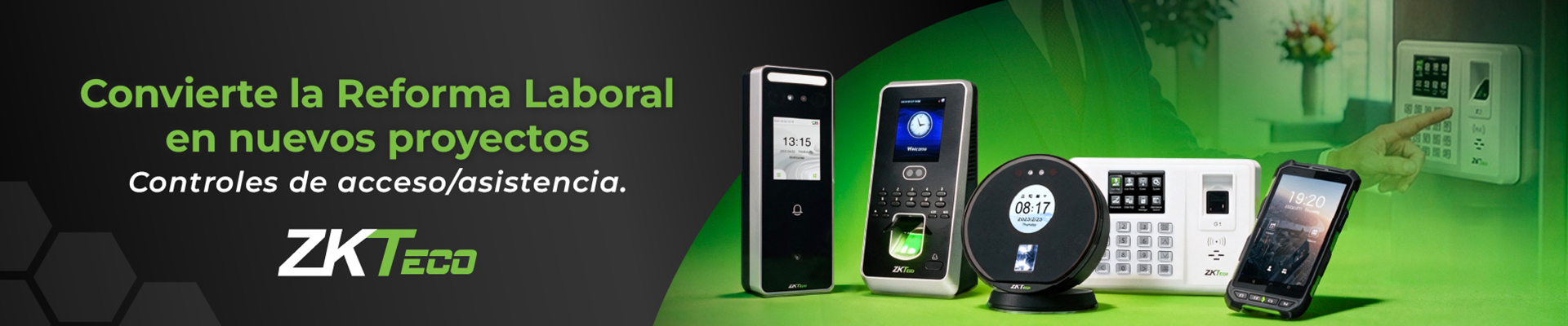 ZKTeco Controles de acceso/asistencia