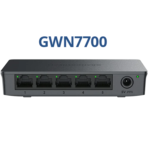 Switch No Administrable 5 Puertos Gigabit Ethernet/ Diseño Compacto/ Capacidad de 10Gbps de Switching/ Montaje en Pared o Uso de Escritorio/ Indicadores LED Por Puerto/ Carcasa de Plástico — GRANDSTREAM — Switches - vista 3