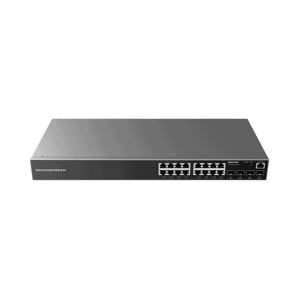 Switch Administrable Capa 2/ 16 Puertos Gigabit/ 4 Puertos Uplink SFP/ Compatible con Administración a través de GWN Cloud/ Conmutación de Hasta 40 Gbps — GRANDSTREAM — Switches - vista 3