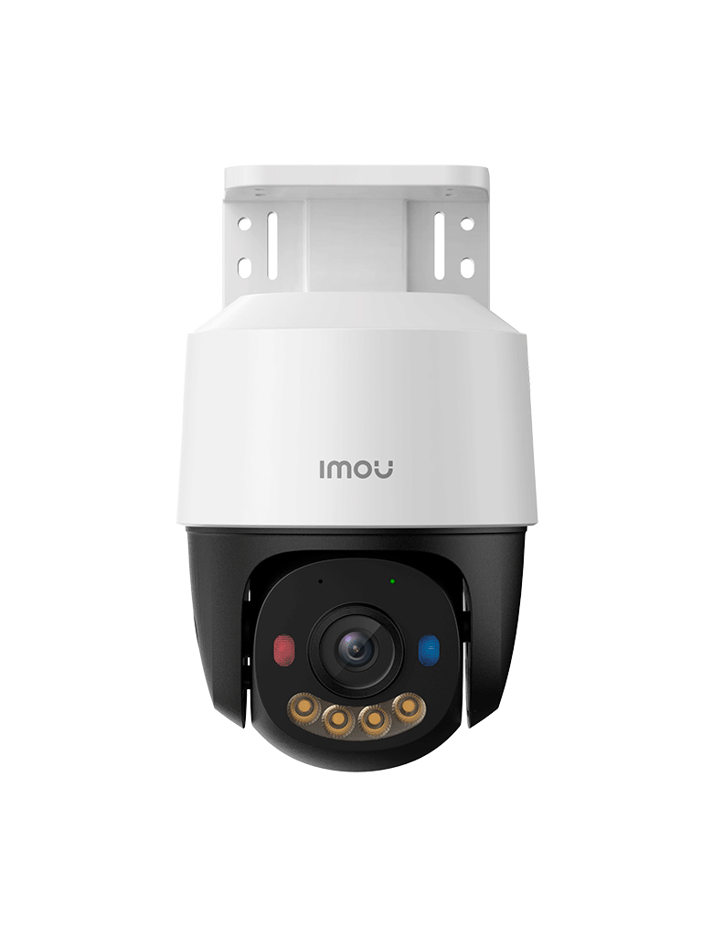 Cámara IP PT 5 Megapixeles/ Lente 3.6mm/ Audio Bidireccional/ Disuasión Activa Mediante Luz Roja & Azul/ Soporta MicroSD de Hasta 512Gb/ AOR MODE/ 30Mts IR/ Para Exterior — IMOU POE — PTZ - vista 2