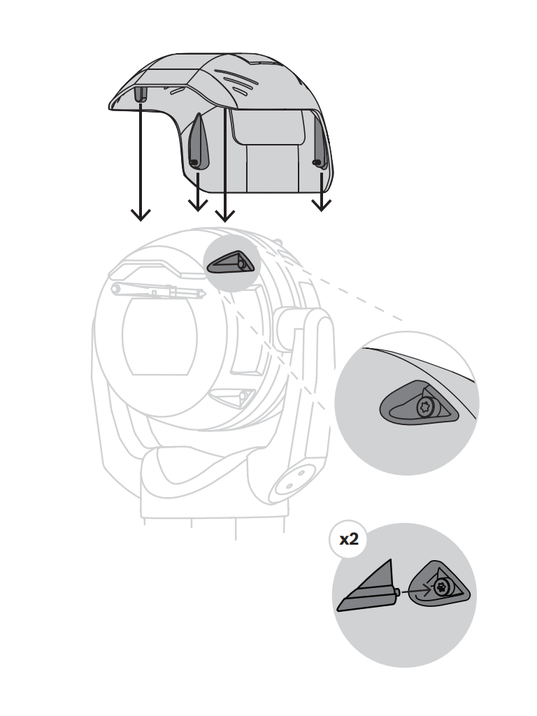 Parasol para MIC 7100i Bosch — BOSCH — Cajas de Conexión y Soportes para Cámara - vista 4
