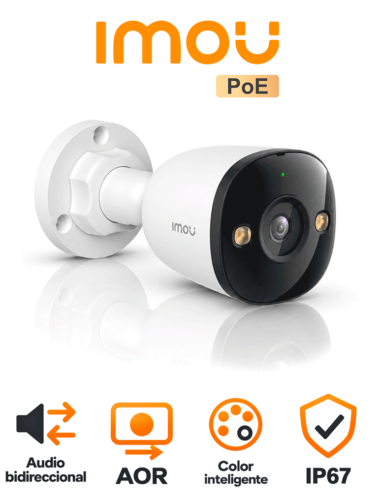 Cámara Bullet IP de 3 Megapixeles IMOU POE IPC-PS3E-3M0