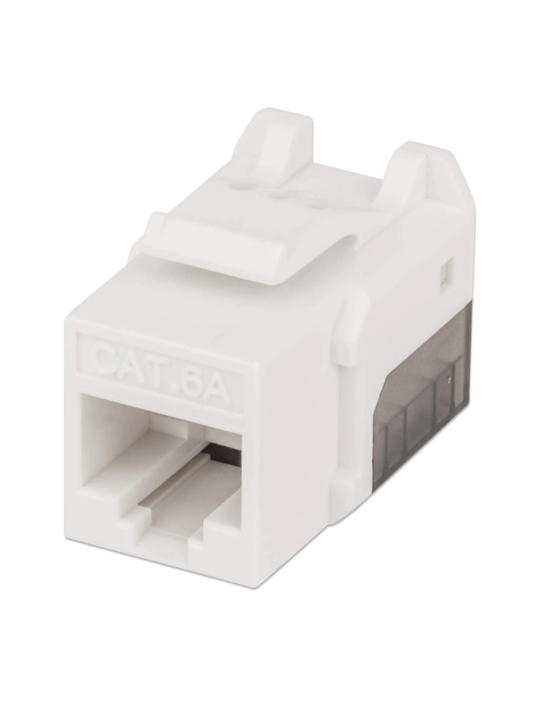 Jack Keystone Cat6a FastPunch UTP, Blanco