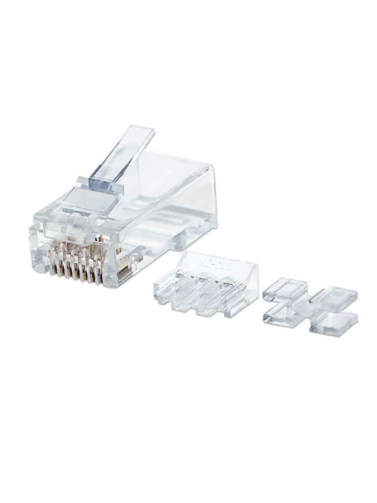 PLUG RJ45 CAT6A / SOLIDO UTP / BOTE 80 PZAS / ORO 50-MICRAS PRO