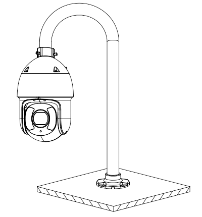 DAHUA DH-SD6CE445GB-HNR PTZ IP de 4MP / Starlight./ Zoom ópt