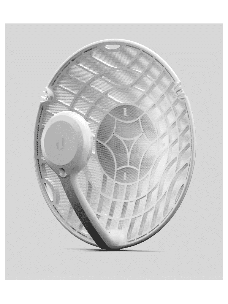 AF60 UBIQUITI AF60 - Radio Backhaul airFiber de alta capacidad / Radio principal de 60 GHz con antena de 38 dBi / Radio de respaldo en 5GHz con Antena de 11 dBi / Hasta 1 Gbps /